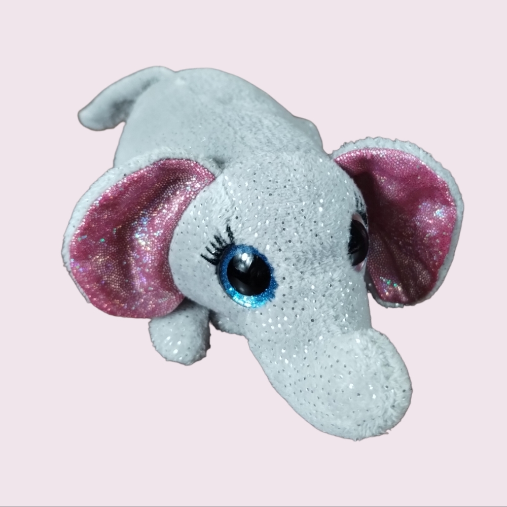 wet brush detangler gray shimmery elephant plush 8inch accessory replacement
